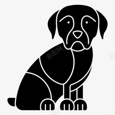 罗特韦尔犬动物宽度图标