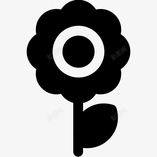 向日葵花植物svg_新图网 https://ixintu.com 向日葵 花花 植物 固体