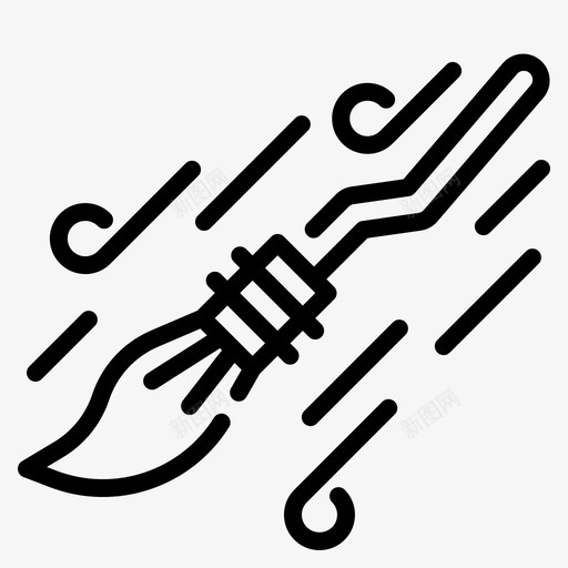 扫帚清洁万圣节svg_新图网 https://ixintu.com 扫帚 清洁 万圣节 工具 巫婆