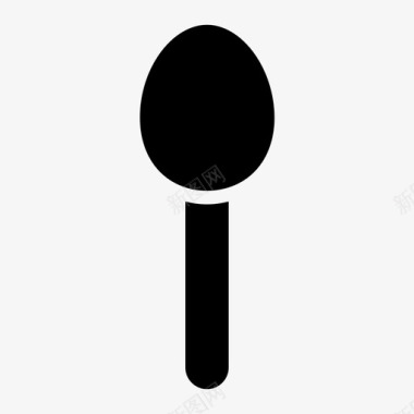 勺子用餐吃饭图标