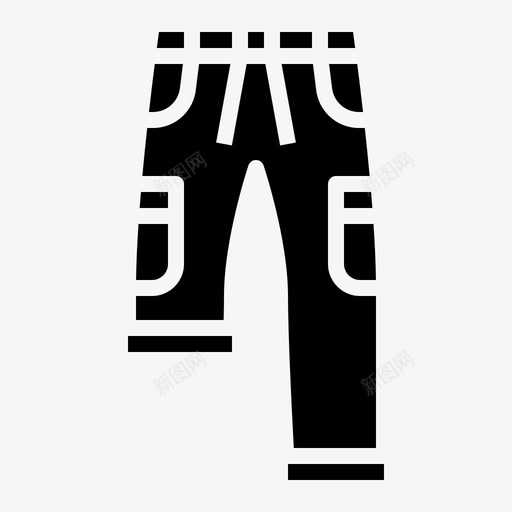 裤子衣服牛仔裤svg_新图网 https://ixintu.com 裤子 衣服 牛仔裤 黑色