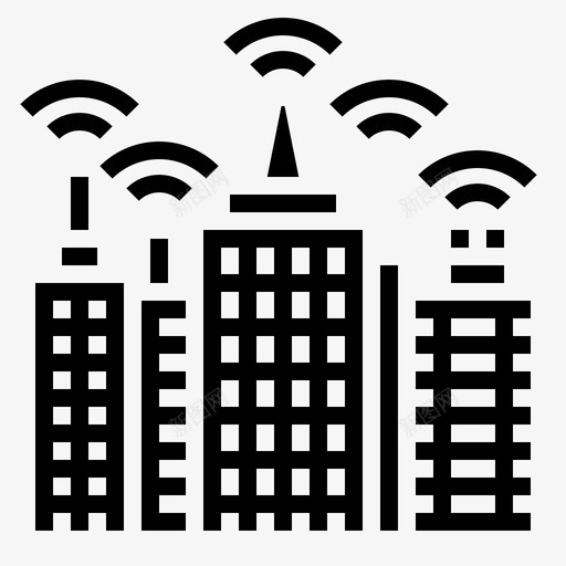 都市级部署城市物联网svg_新图网 https://ixintu.com 市级 部署 联网 城市