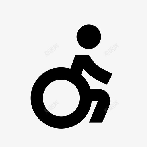 残疾人无障碍包括svg_新图网 https://ixintu.com 残疾人 包括 无障碍 轮椅 图标