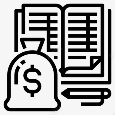预算和费用帐户货币图标