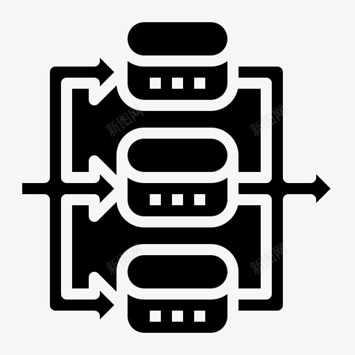 并行处理体系结构计算机svg_新图网 https://ixintu.com 并行 处理 体系结构 计算机 人工智能