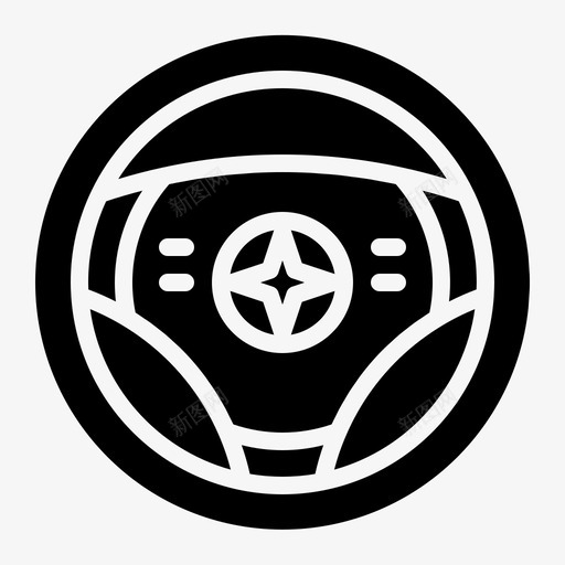 方向盘汽车控制器svg_新图网 https://ixintu.com 方向盘 汽车 控制器 驱动器 车轮 汽车服务 图示