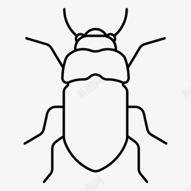 粉虱动物虫子图标