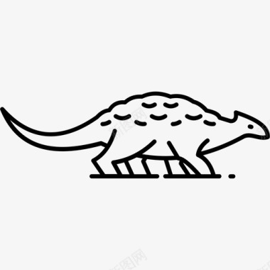 强直龙古代古代动物图标
