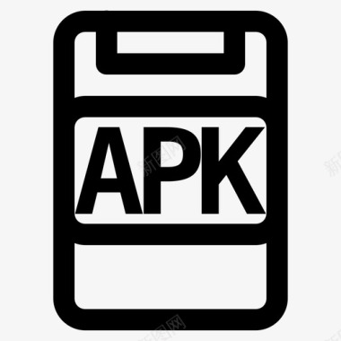 apk格式数据扩展名图标