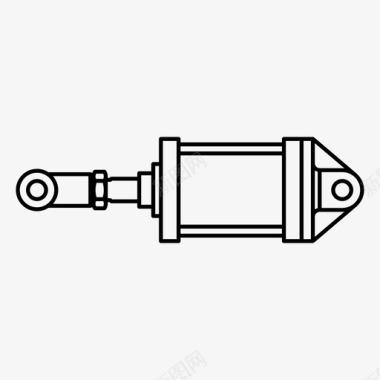 气缸力液压图标