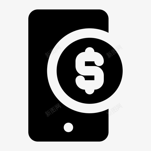 手机银行设备金融svg_新图网 https://ixintu.com 手机 银行 设备 金融在线 技术 商业 金融 铭文