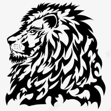 狮子王狮子座吉祥物图标