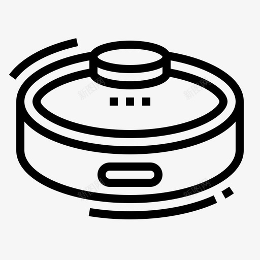 机器人吸尘器清洁svg_新图网 https://ixintu.com 吸尘器 机器人 清洁 技术 智能家居