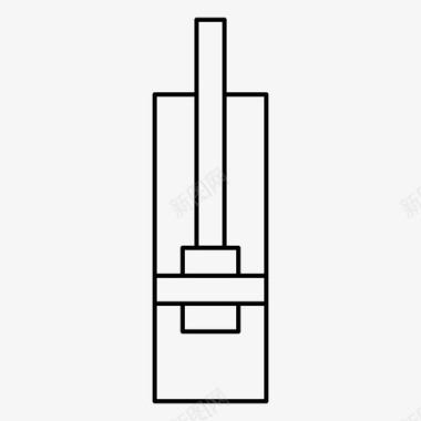 气缸力液压图标