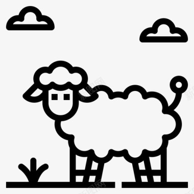 羊动物母羊图标