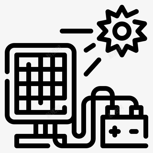 太阳能电力生态能源svg_新图网 https://ixintu.com 太阳能 电力 生态 环境 能源 太阳
