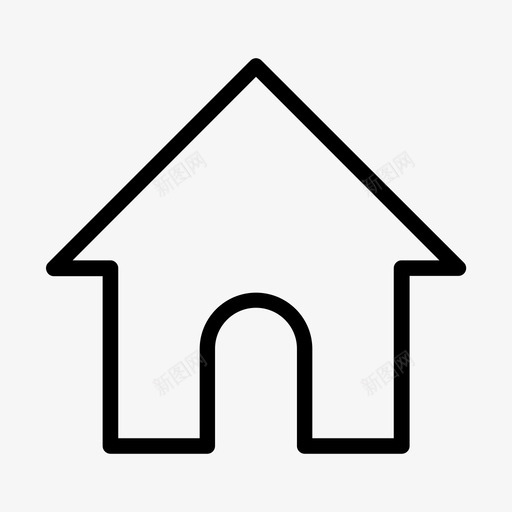 房子建筑物电子商务svg_新图网 https://ixintu.com 房子 建筑物 电子商务家 财产 电子商务 图标 轮廓