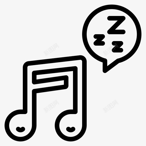 摇篮曲音乐睡眠多媒体svg_新图网 https://ixintu.com 摇篮曲 音乐 睡眠 多媒体 提纲