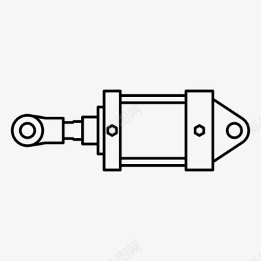 气缸力液压图标