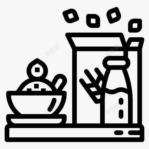 谷类食品早餐食品svg_新图网 https://ixintu.com 食品 谷类 早餐 健康食品 膳食 旅店 概述
