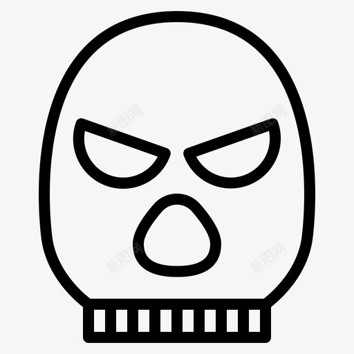 巴拉克拉瓦伪装面具svg_新图网 https://ixintu.com 巴拉 巴拉克 克拉 伪装 面具 保护 保护法 法律 正义