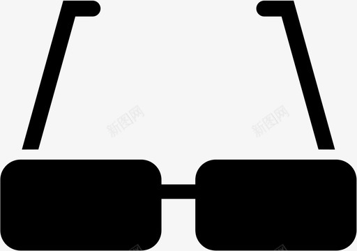 眼镜视力镜框图标