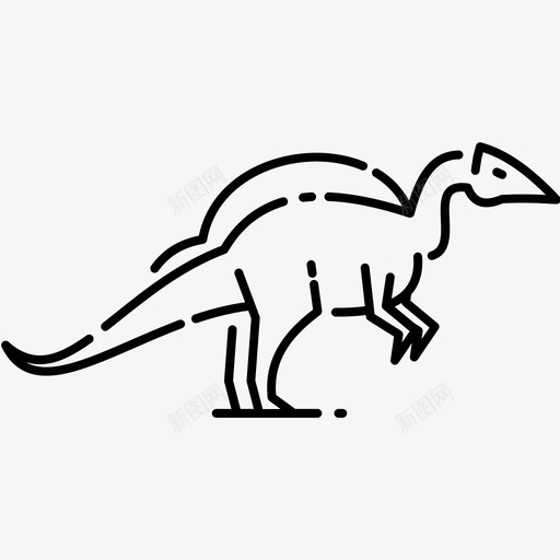 棘龙古代古代动物svg_新图网 https://ixintu.com 古代 棘龙 动物 恐龙