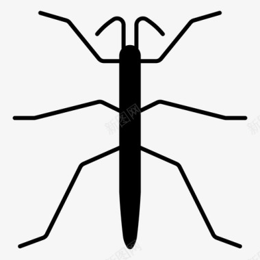 行走的虱子虫子生物图标