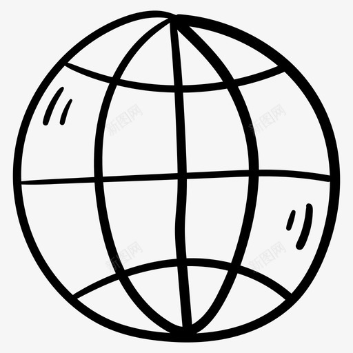 地球仪涂鸦简单svg_新图网 https://ixintu.com 地球仪 涂鸦 简单 旅游 旅游网 网络 商业 图标