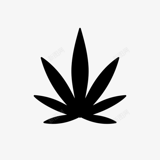 大麻叶子杂草svg_新图网 https://ixintu.com 大麻 叶子 杂草