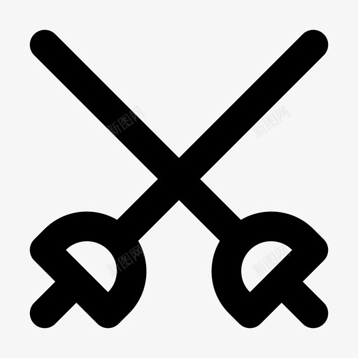 击剑运动锻炼svg_新图网 https://ixintu.com 运动 击剑 锻炼 运动训练