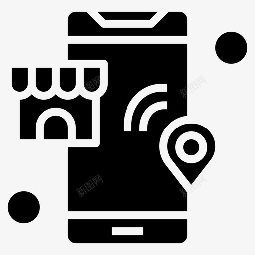 网上购物网上商店占位符svg_新图网 https://ixintu.com 网上购物 网上商店 占位符 购物车 购物 智能 技术 技术图 图示
