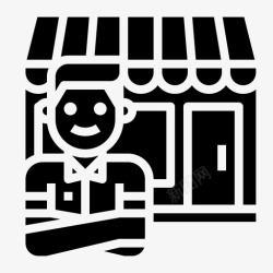 实体商店企业家企业业主高清图片