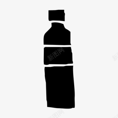 瓶子饮料瓶玻璃图标