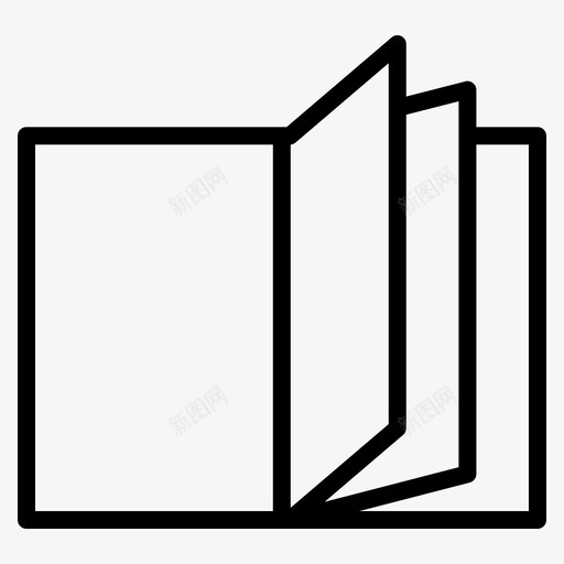 开卷图书馆笔记本svg_新图网 https://ixintu.com 读书 开卷 图书馆 笔记本 写作