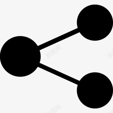 共享圆圈连接器图标
