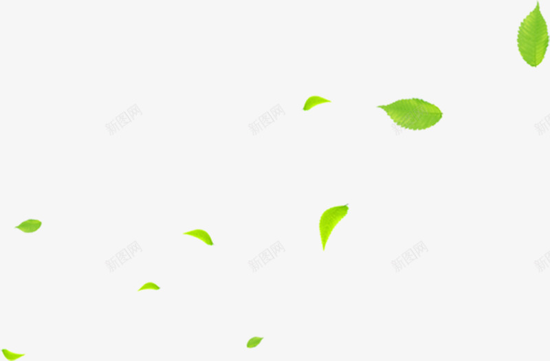 绿色漂浮卡通树叶漂浮壁纸png免抠素材_新图网 https://ixintu.com 漂浮 绿色 卡通 树叶 壁纸