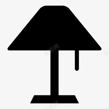 灯具50年代卧室图标