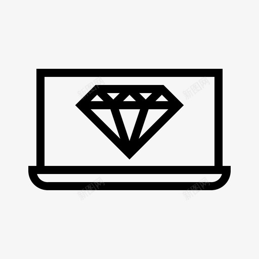 笔记本电脑钻石珠宝svg_新图网 https://ixintu.com 笔记本 电脑 钻石 珠宝 保护 购物 线路