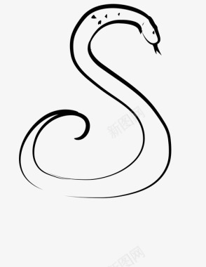 蛇动物中国图标