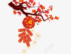 中国春节春节动植物壁纸素材