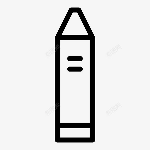 蜡笔艺术品素描svg_新图网 https://ixintu.com 艺术品 蜡笔 素描 文具