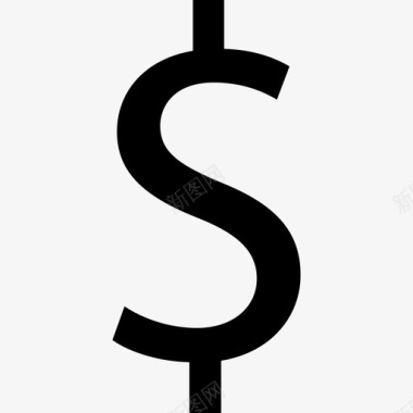 美元符号金额业务图标