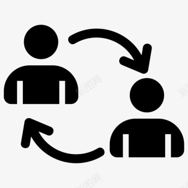 通信商务聊天图标