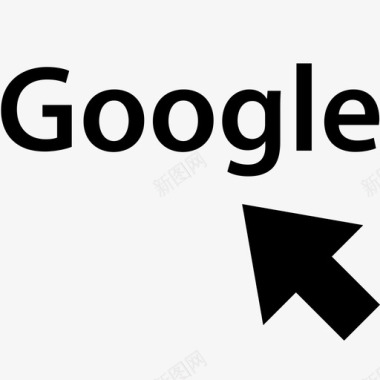 谷歌箭头互联网4字形图标