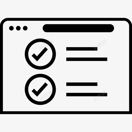 检查表线框网页模型svg_新图网 https://ixintu.com 检查表 线框 浏览器 网页 模型 形成 时尚 干燥 放大