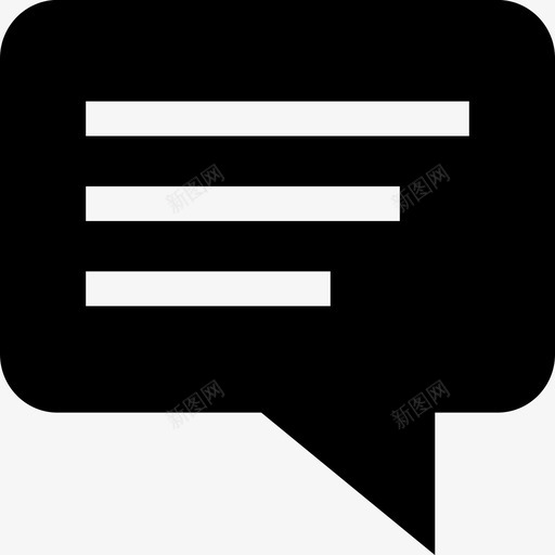 评论聊天讨论svg_新图网 https://ixintu.com 短信 评论 聊天 讨论 唠叨 谈话 访问 字形