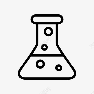 化学瓶化学实验图标