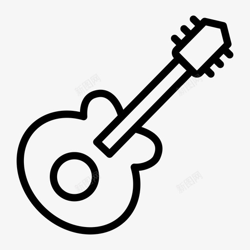 电吉他乐器音乐svg_新图网 https://ixintu.com 吉他 乐器 音乐 摇滚 摇滚乐