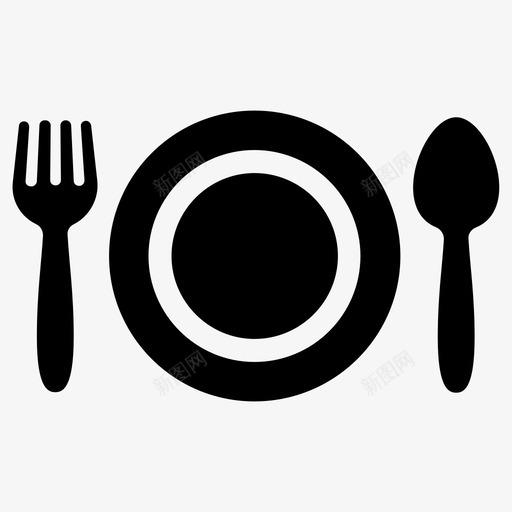 食物吃的饭svg_新图网 https://ixintu.com 食物 餐馆 餐具